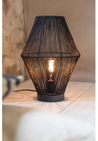 Lampă de masă Markslöjd 108666 CASA 1xE27/40W/230V negru