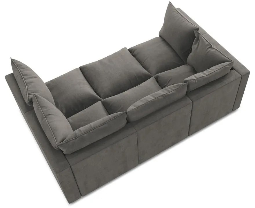 Canapea gri închis 255 cm Manao – Makamii