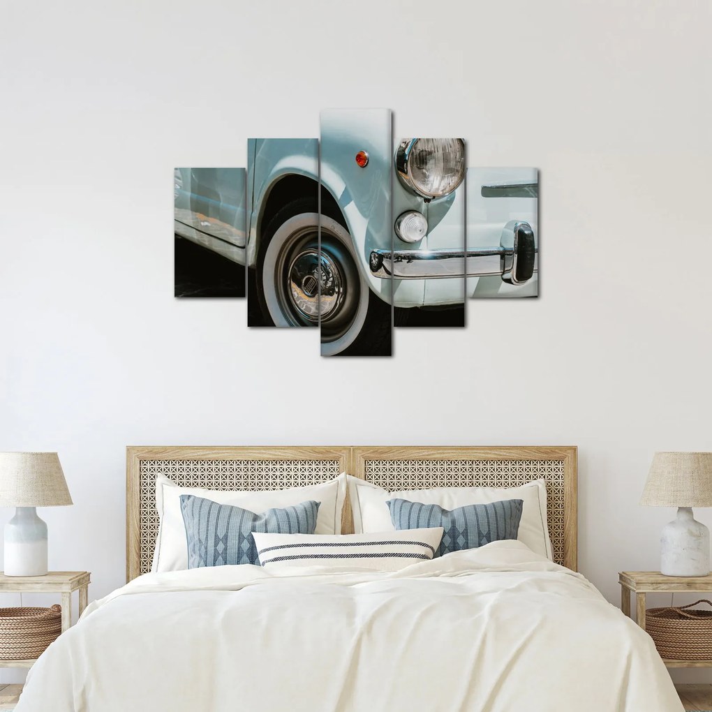 Tablou - mașina retro Fiat (150x105 cm)