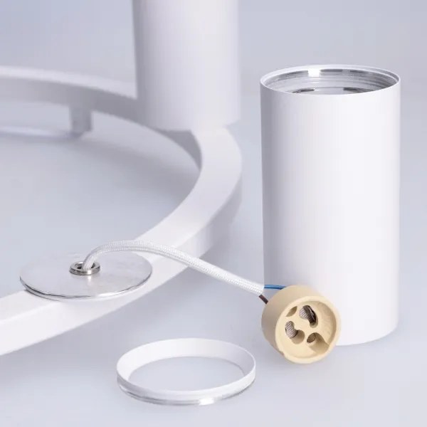Brilagi - Lustru suspendat pe cablu SELE 6xGU10/30W/230V alb