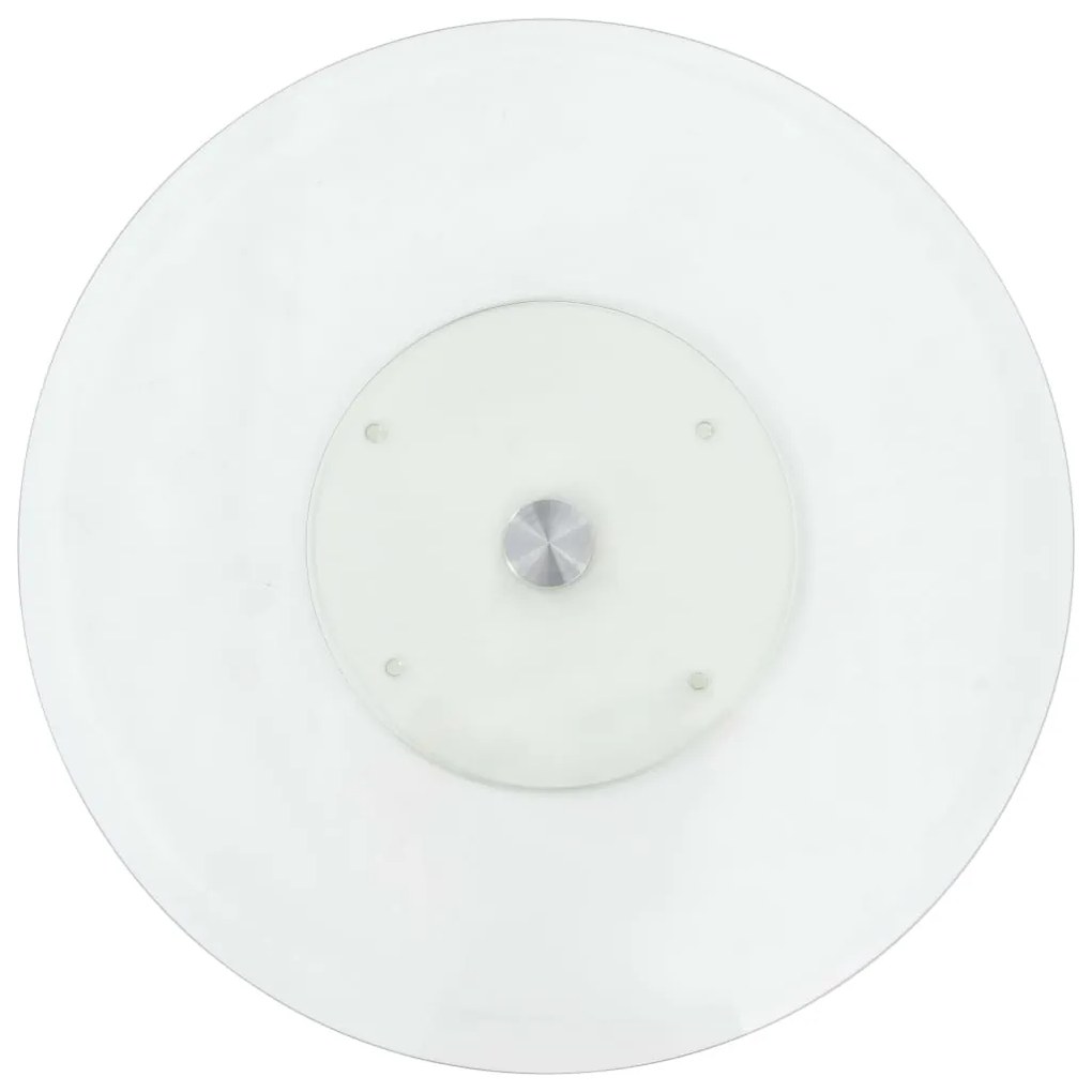 Platou servire rotativ transparent, 60 cm, sticla securizata