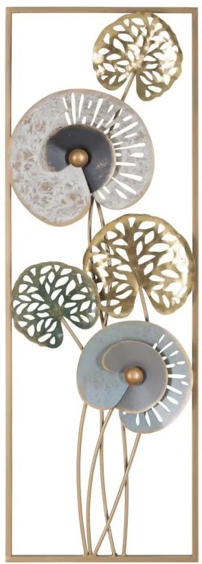 Panou decorativ multicolor din metal, 31,2x5,5x90 cm, Gloth Mauro Ferretti