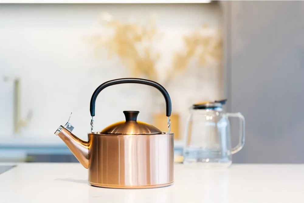 Ceainic arămiu din oțel inoxidabil 1,5 l Diamante – Vialli Design