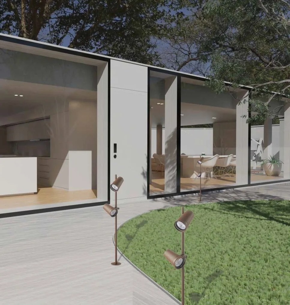 Proiector LED pe baza iluminat exterior decorativ IP54 Petra