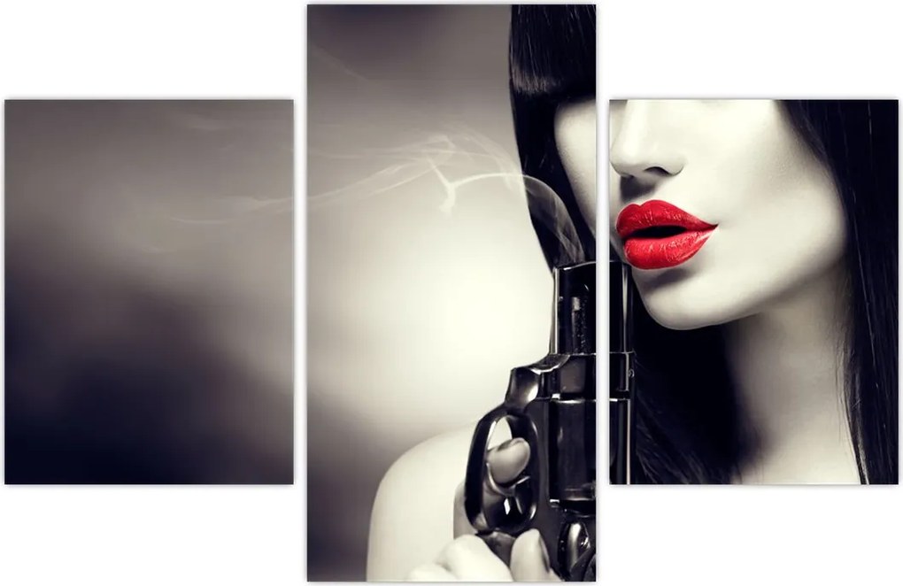Tablou - Femeia misterioasă (90x60 cm)