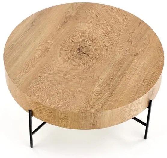 Masuta de cafea cu decor Stejar, PARANA 80x37 cm