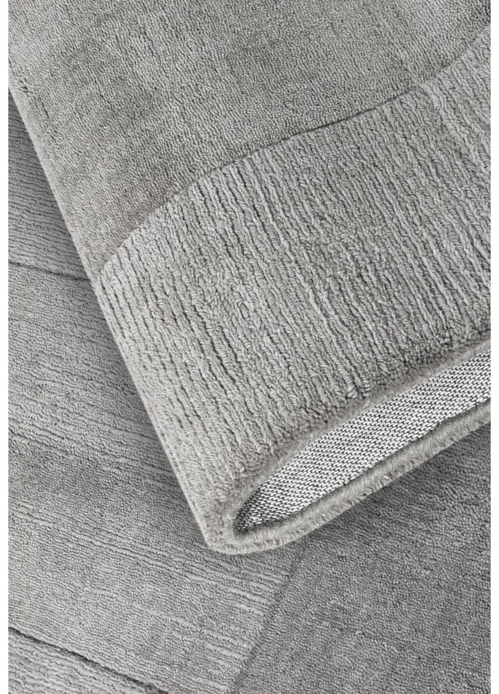 Covor tip traversă gri țesut manual din lână 80x250 cm Charlotte – Villeroy&Boch