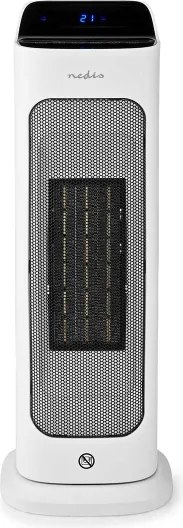 Ventilator cu element de încălzire Nedis HTFA20WTW 1400/2000W/230V Wi-Fi Tuya + telecomandă