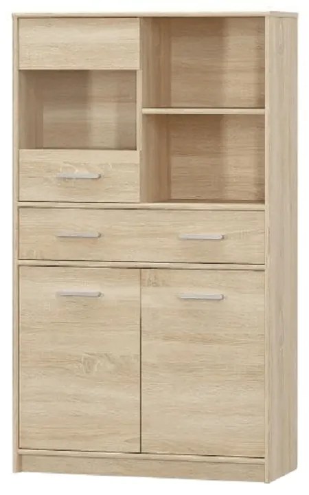 Dulap TEYO 2D1W1S, stejar sonoma