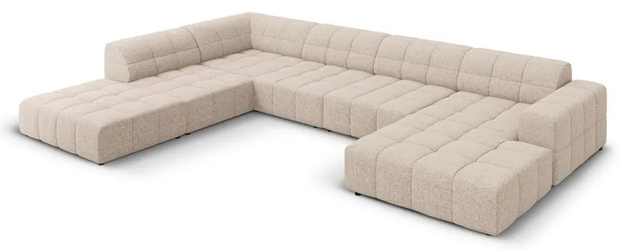 Colțar bej (colț pe stânga/în formă de "U") Chicago – Cosmopolitan Design