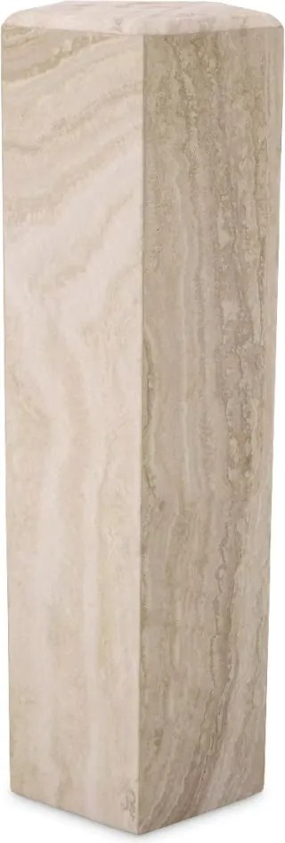 Coloana decorativa design LUX din travertin Cuneo L