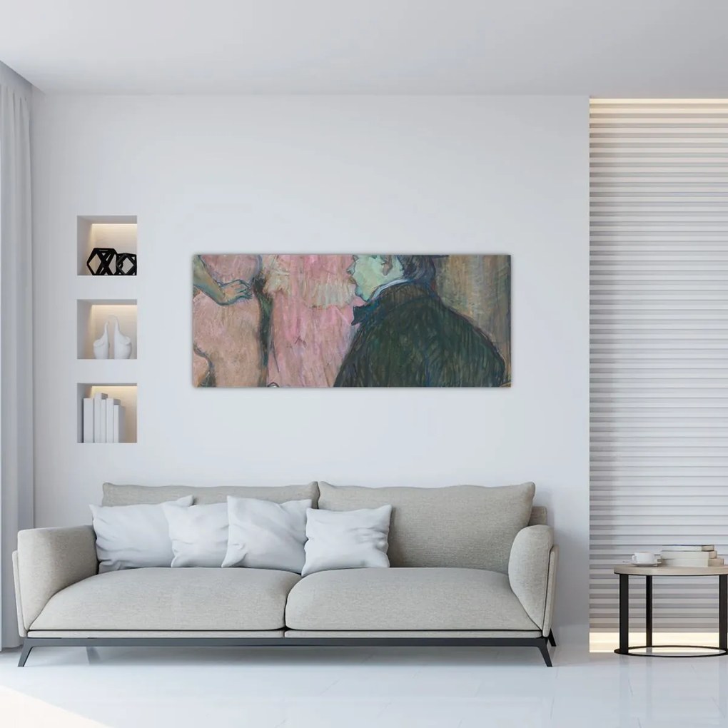 Tablou - Henri de Toulouse-Lautrec, Maxime Dethomas, reproducere (120x50 cm)