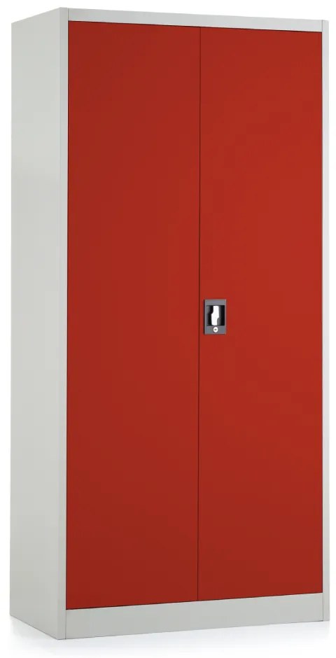 Dulap metalic, 90 x 45 x 185 cm, inchidere cilindrica, rosu - ral 3000