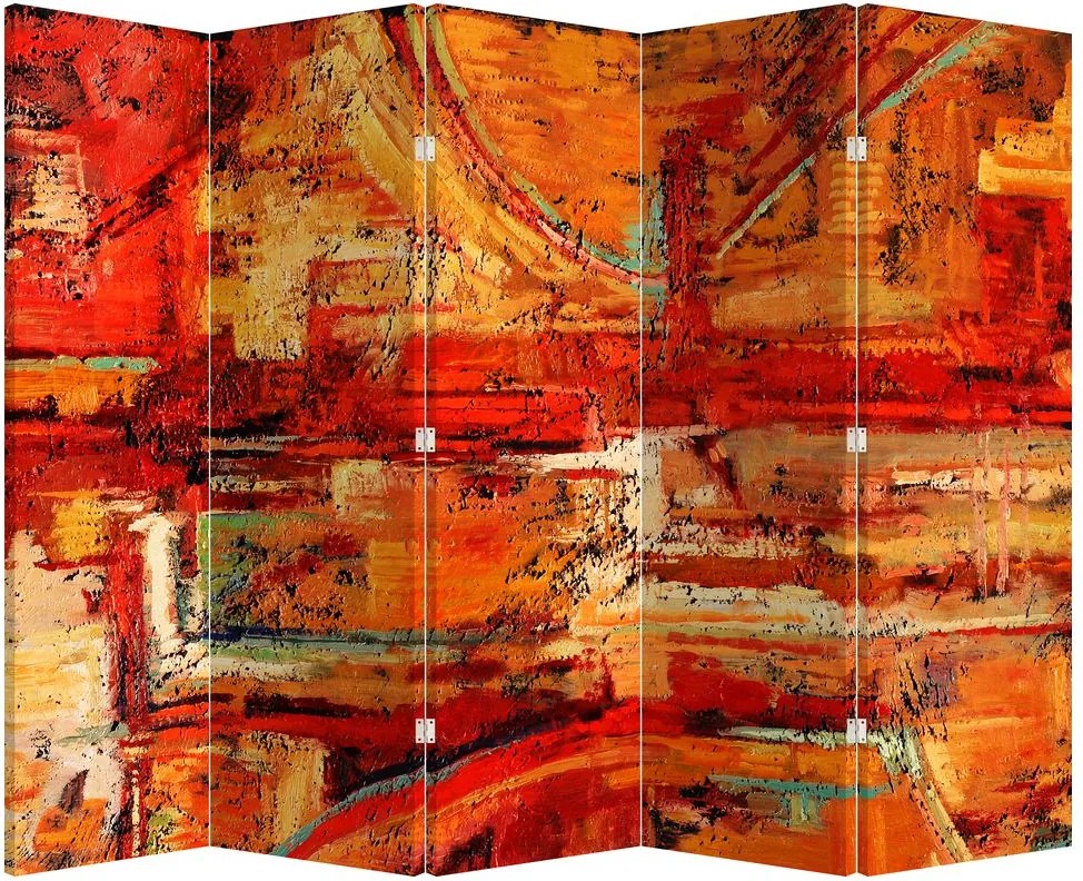 Paravan - Pictură pe pereți (210x170 cm)