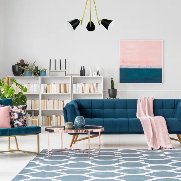 Rabalux 5376 - Lustră pe tijă ALDER 3xE14/40W/230V