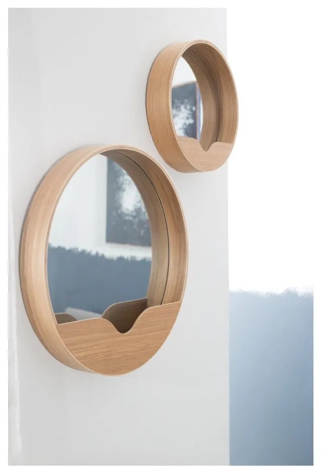 Oglindă cu spațiu depozitare Zuiver Round Wall, ⌀ 40 cm