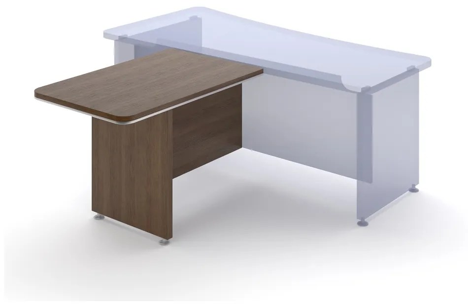 Element executiv TopOffice 110 x 70 cm, stejar charleston