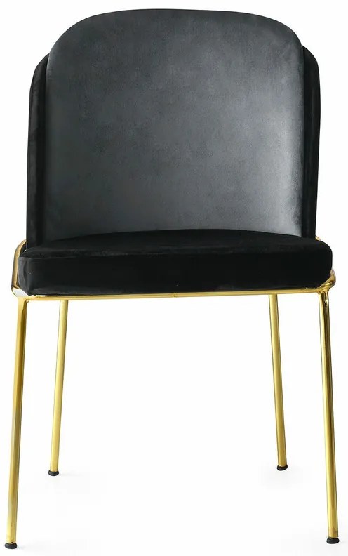 Set de scaune de sufragerie Dore Black, 2 buc.
