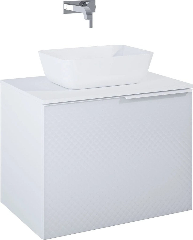 Elita Glam dulap 71.5x47.1x54 cm sub chiuveta pe perete alb RE010700165290