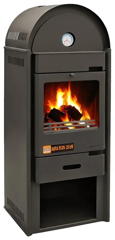 Termosemineu pe lemne, brichete termax aqua plus 25 kw