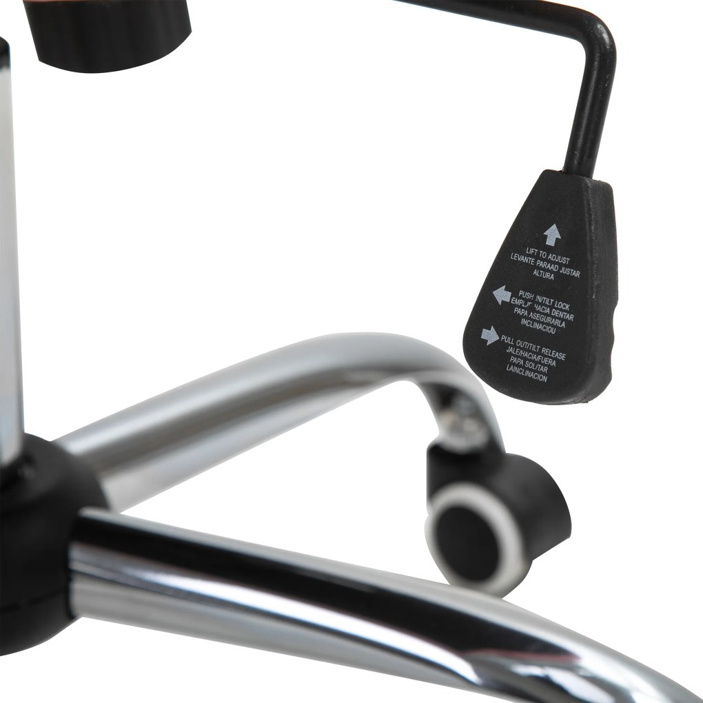 Vinsetto Fotoliu de birou, Ergonomic Fotoliu de birou cu Suport pentru Brațe, Spătar Căptușit, Reglabil în Înălțime Fotoliu de calculator cu Piele Ecologică, Scaun Rotativ pentru Acasă sau Birou, Roz | Aosom Romania