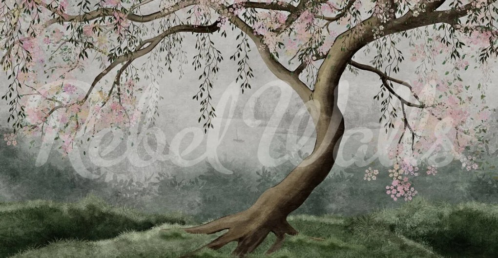 Tapet Tree of Dreams, Pastel, Rebel Walls