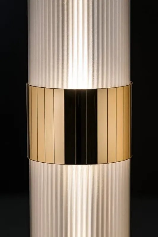 Lampadar modern design Art Deco realizata manual LA LOLLO gold
