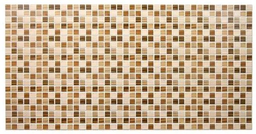 Panou decorativ, PVC, model mozaic, nuante portocaliu, 96x48.5 cm