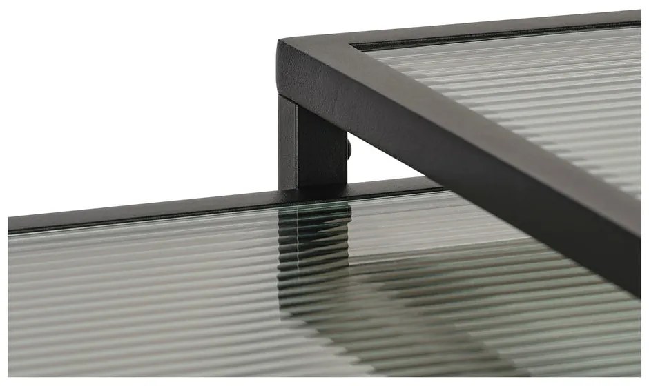 Măsuțe auxiliare 2 buc. din sticlă 50x50 cm Bronco – Unique Furniture