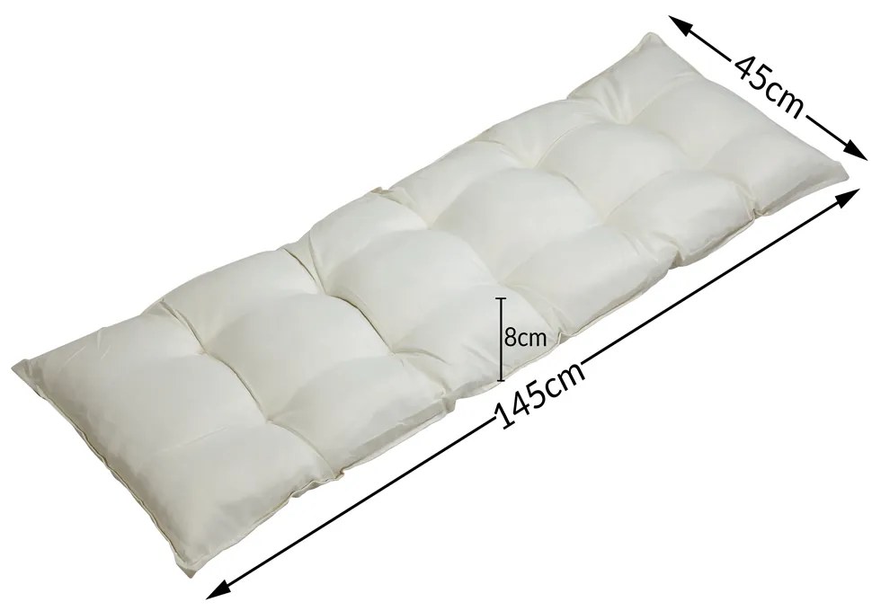 Deuba Perna bancheta 145x45x8cm - culoare crem