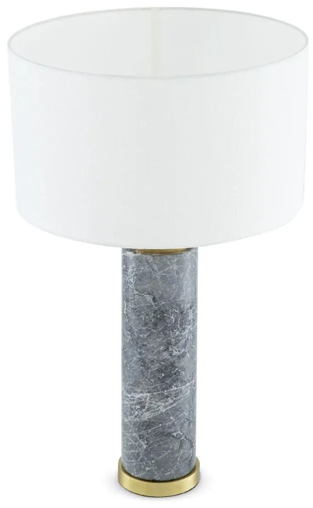 Veioza, Lampa de masa design LUX Lxry, marmura gri