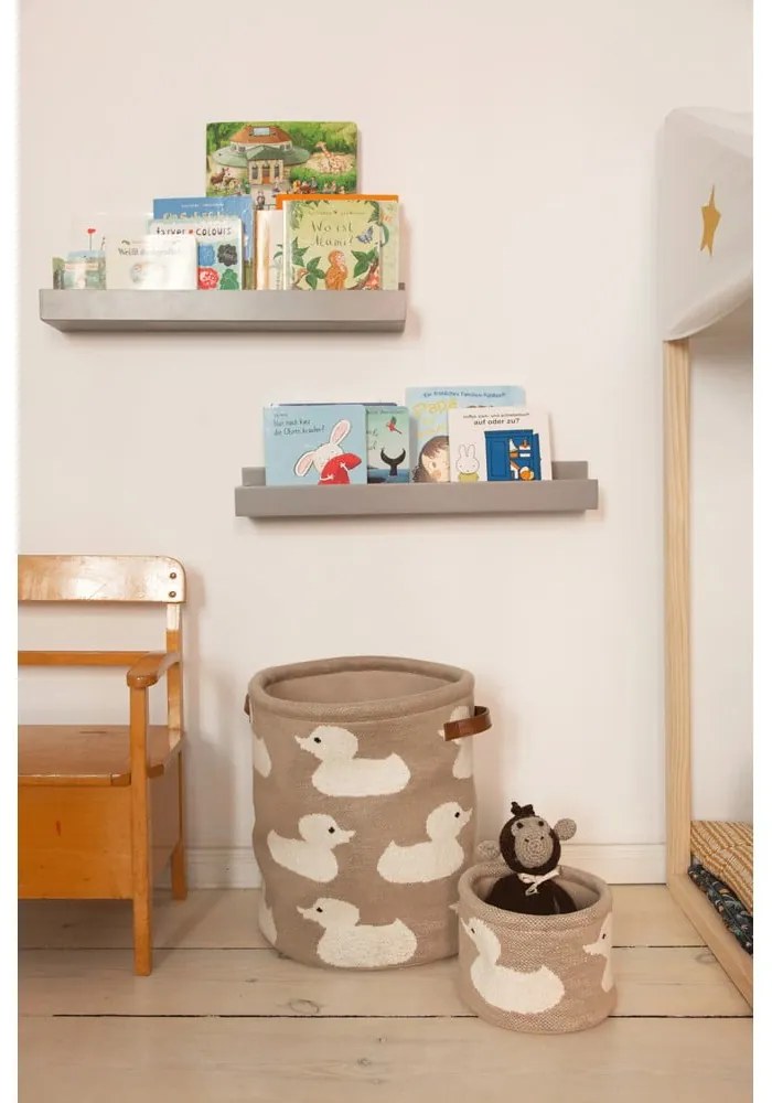 Organizator din bumbac Kindsgut Duck, ø 16 cm, bej