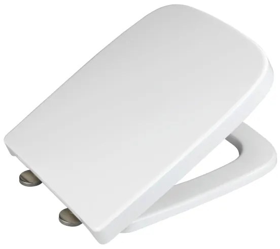 WENKO 24334100 - Capac WC EXCLUSIVE 46,5 x 37 cm alb/argintiu