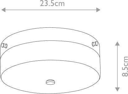 Plafonieră pentru baie Elstead TAMAR-F-M-PC-LED 1xGX53/5,7W/230V IP44 crom