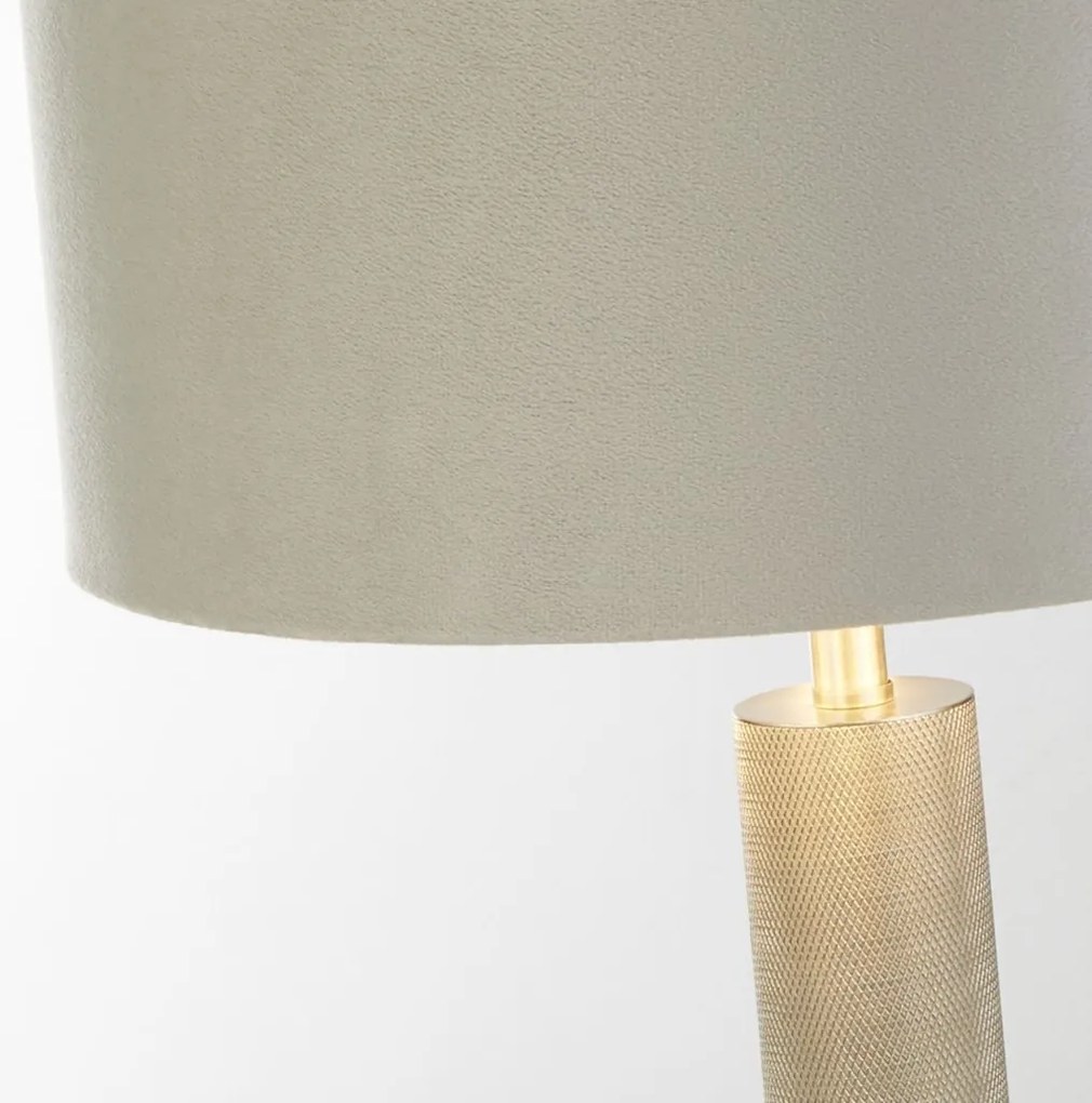 Veioza/Lampa de masa design decorativ London argintiu/gri