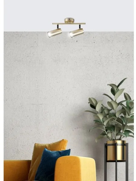 Spot COLLY 2xGU10/15W/230V auriu