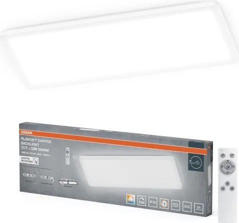 Osram - Plafonieră LED dimerizabilă PLANON EASYFIX LED/24W/230V IP54 albă + telecomandă
