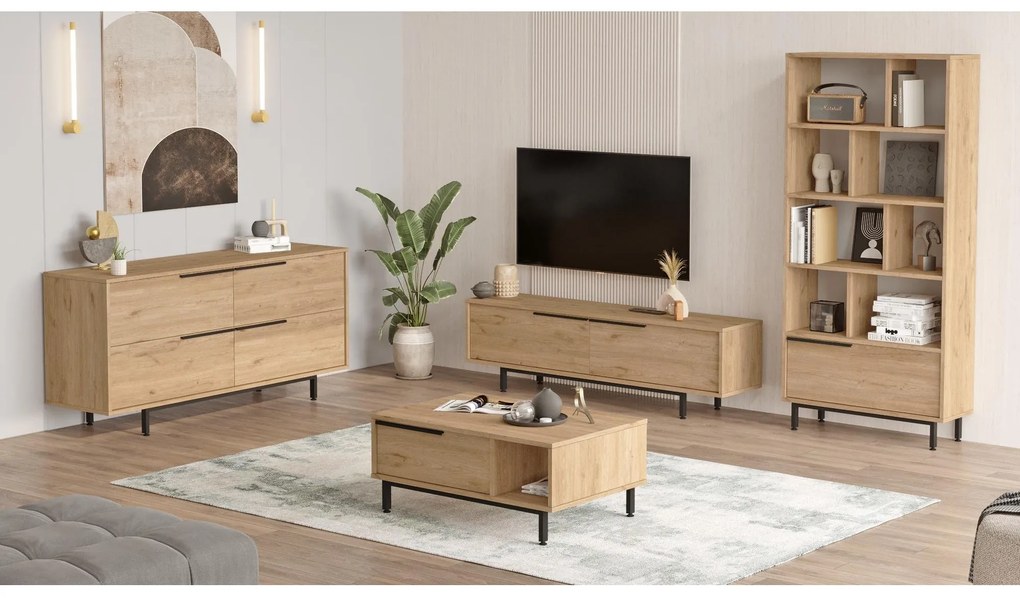 Set mobilier living Ontario S (stejar). 1107749