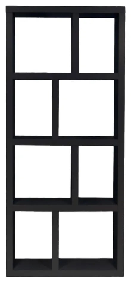 Bibliotecă neagră 70x159 cm Berlin – TemaHome