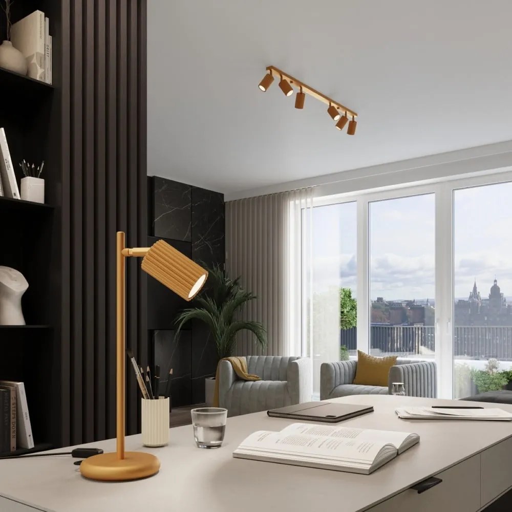 Veioză aurie (înălțime 43 cm) Gleam – Sollux