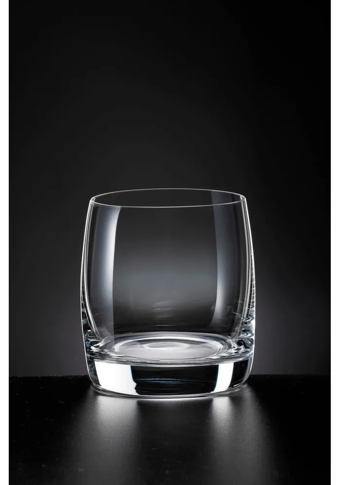 Set 6 pahare pentru whisky Crystalex Ideal, 290 ml