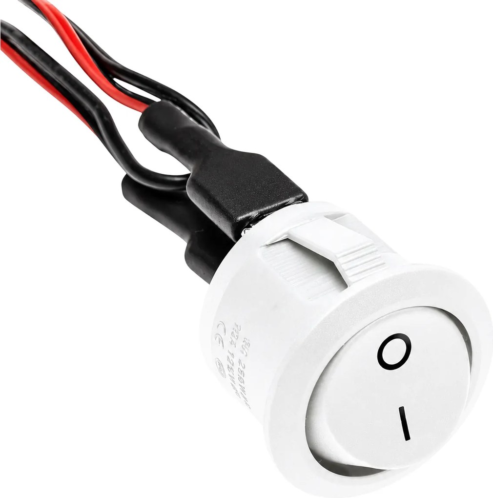 Întrerupător ON OFF GTV pentru bandă LED, 36W, 12V, alb 36 W, 12 V, Alb