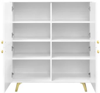 Set mobilier living Astradon II (Alb + auriu) . Promo -16%. 1105943