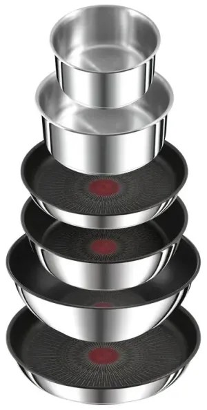 Set de vase de gătit Tefal 13 buc. INGENIO PREFERENCE ON oțel inoxidabil