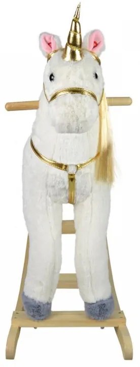 Balansoar Unicorn Infantastic, 84x31x76 cm, aur
