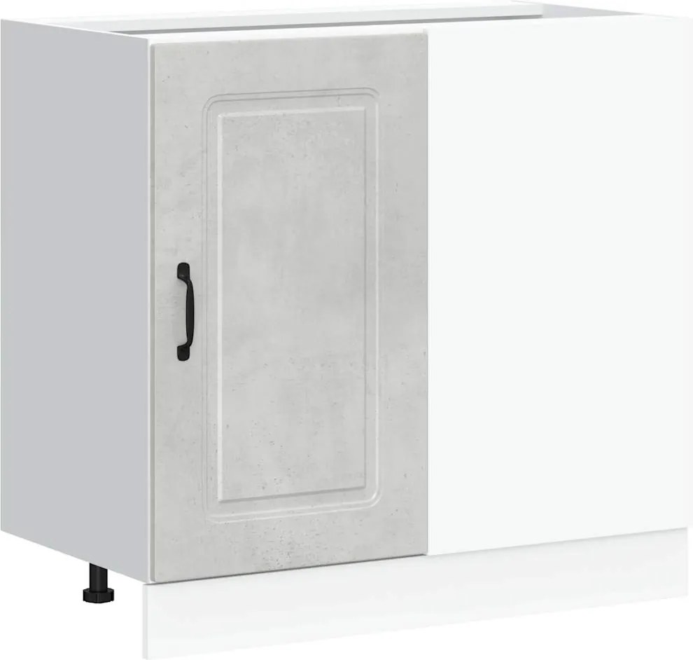 vidaXL Dulap de bază de bucătărie „Kalmar” Lemn prelucrat gri beton