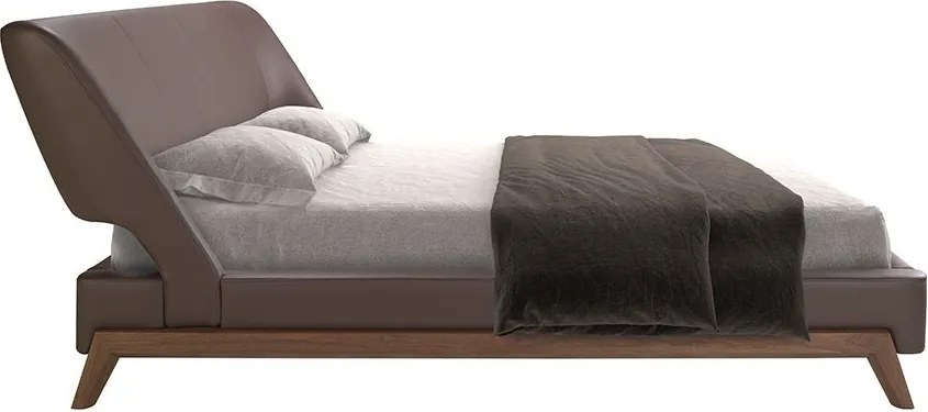 Pat dublu design LUX Brown 180x200cm