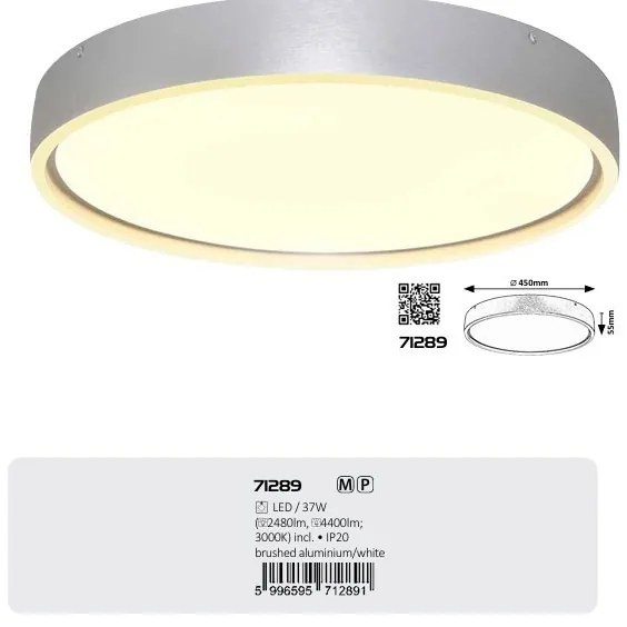 Plafoniera LED design modern Dewson