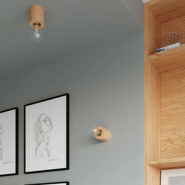 Lampă de masă SALGADO 1xE27/60W/230V lemn