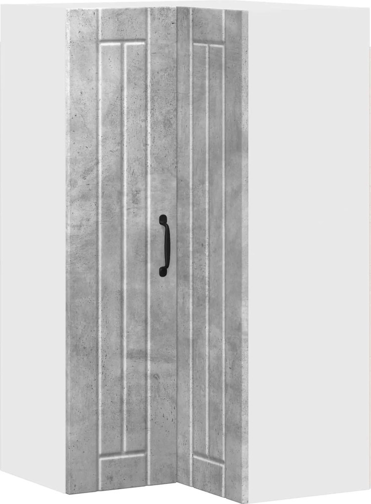 vidaXL Dulap de bucătărie Gri din beton 57 x 57 x 100 cm Lemn compozit